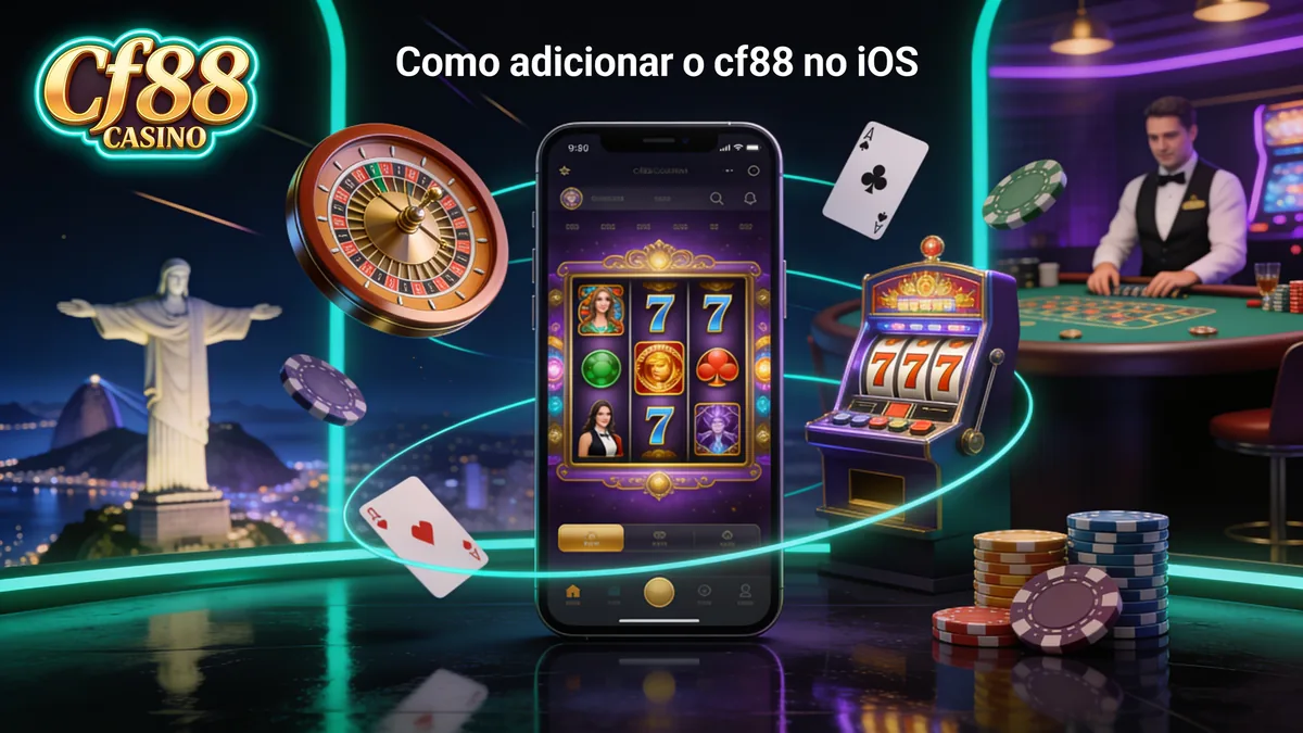 Como adicionar o cf88 no iOS: guia de cf88 para jogadores no Brasil